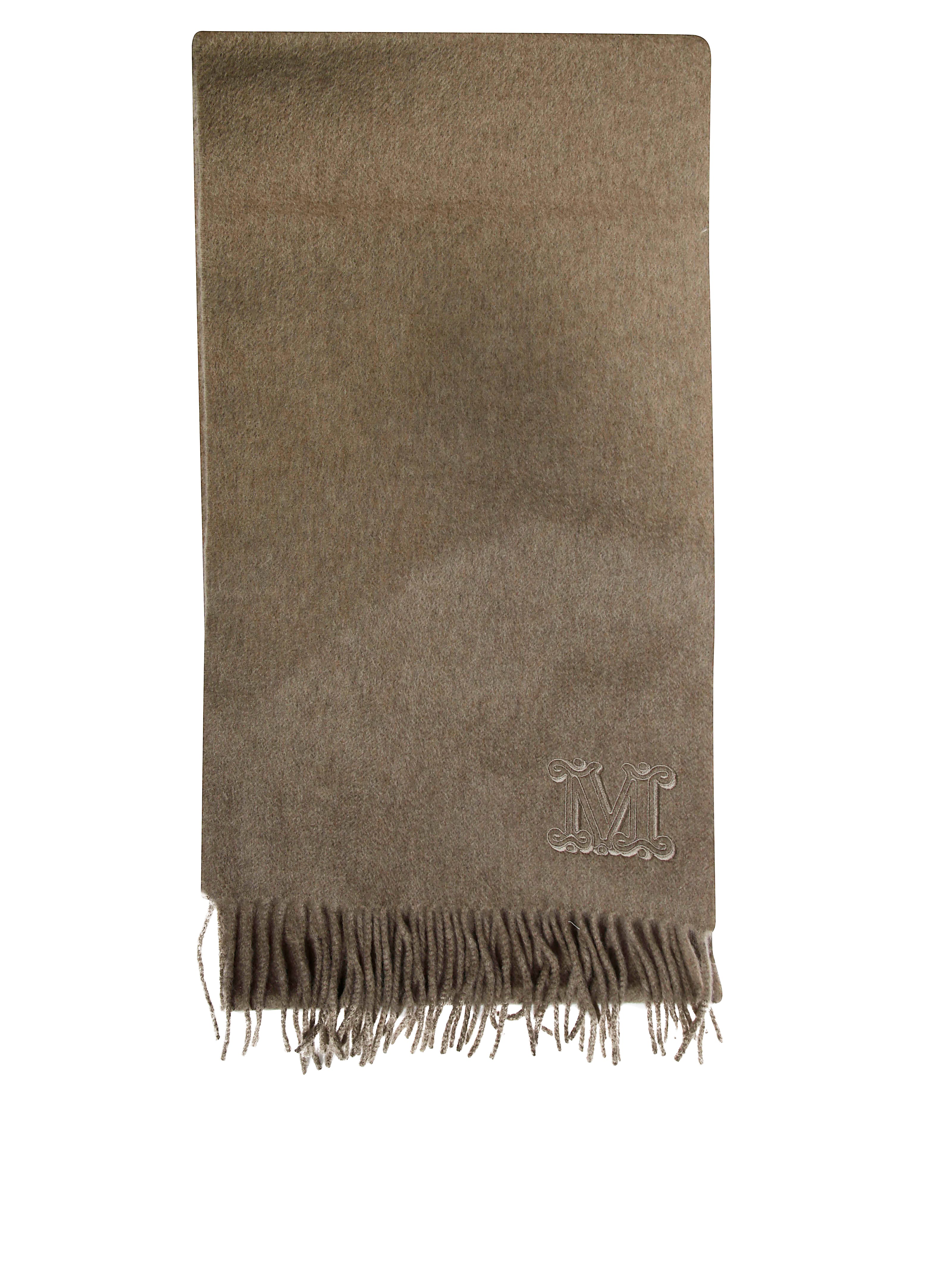 Max Mara Stylish Edges Fringed Scarf