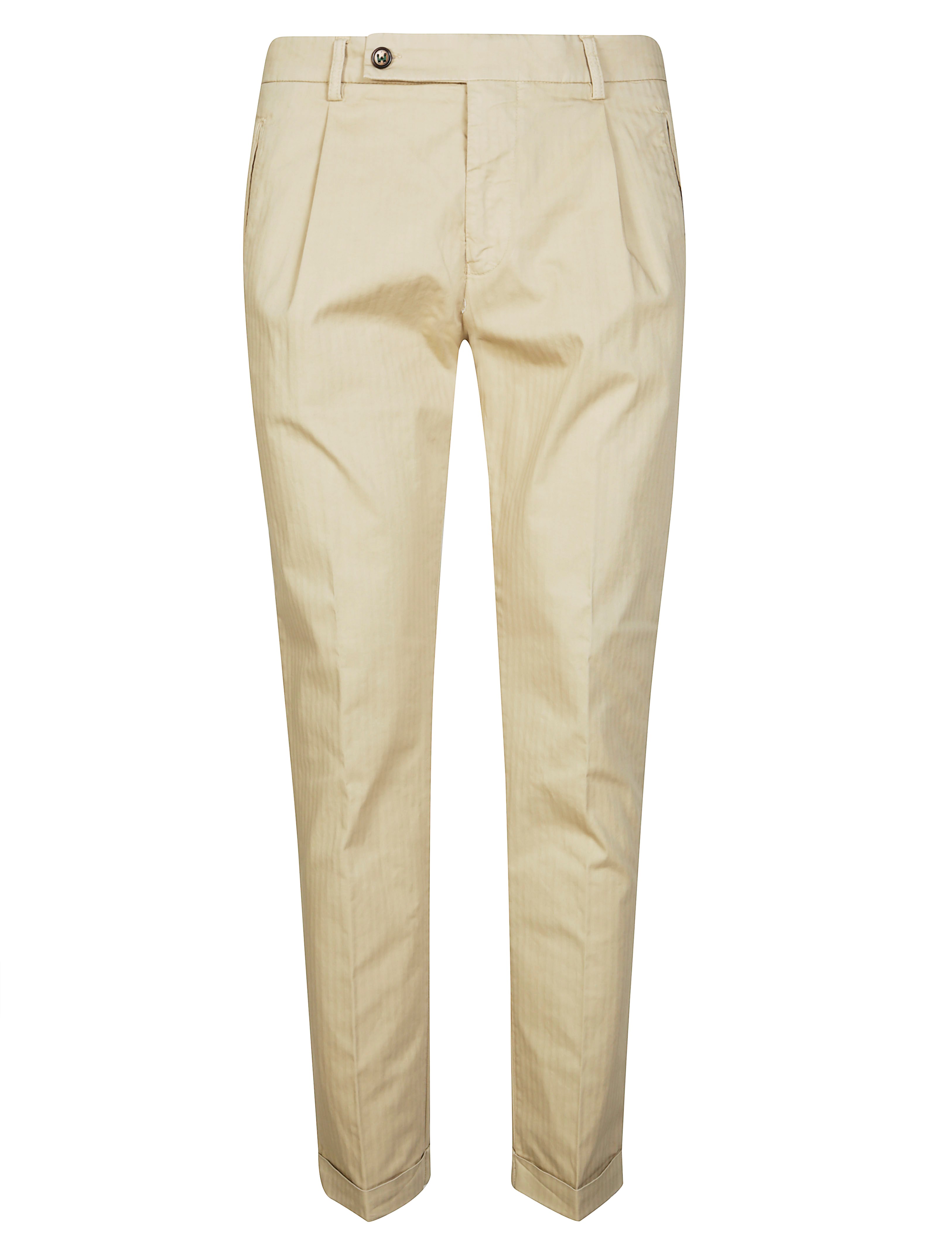 Berwich Tailored Trousers Featuring Pockets In White