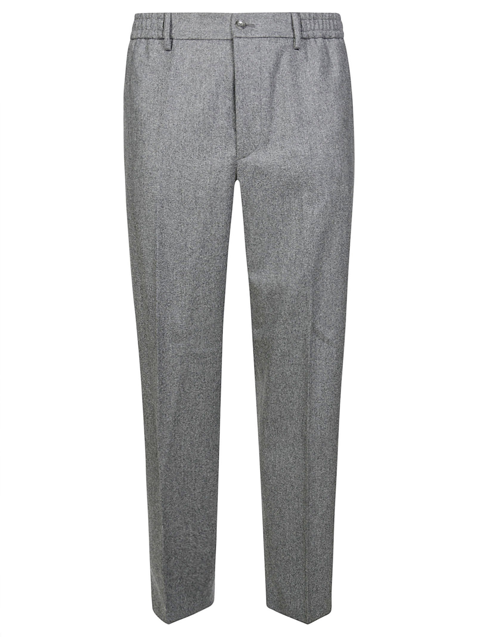 Shop Tagliatore Panta Flanella In Gray