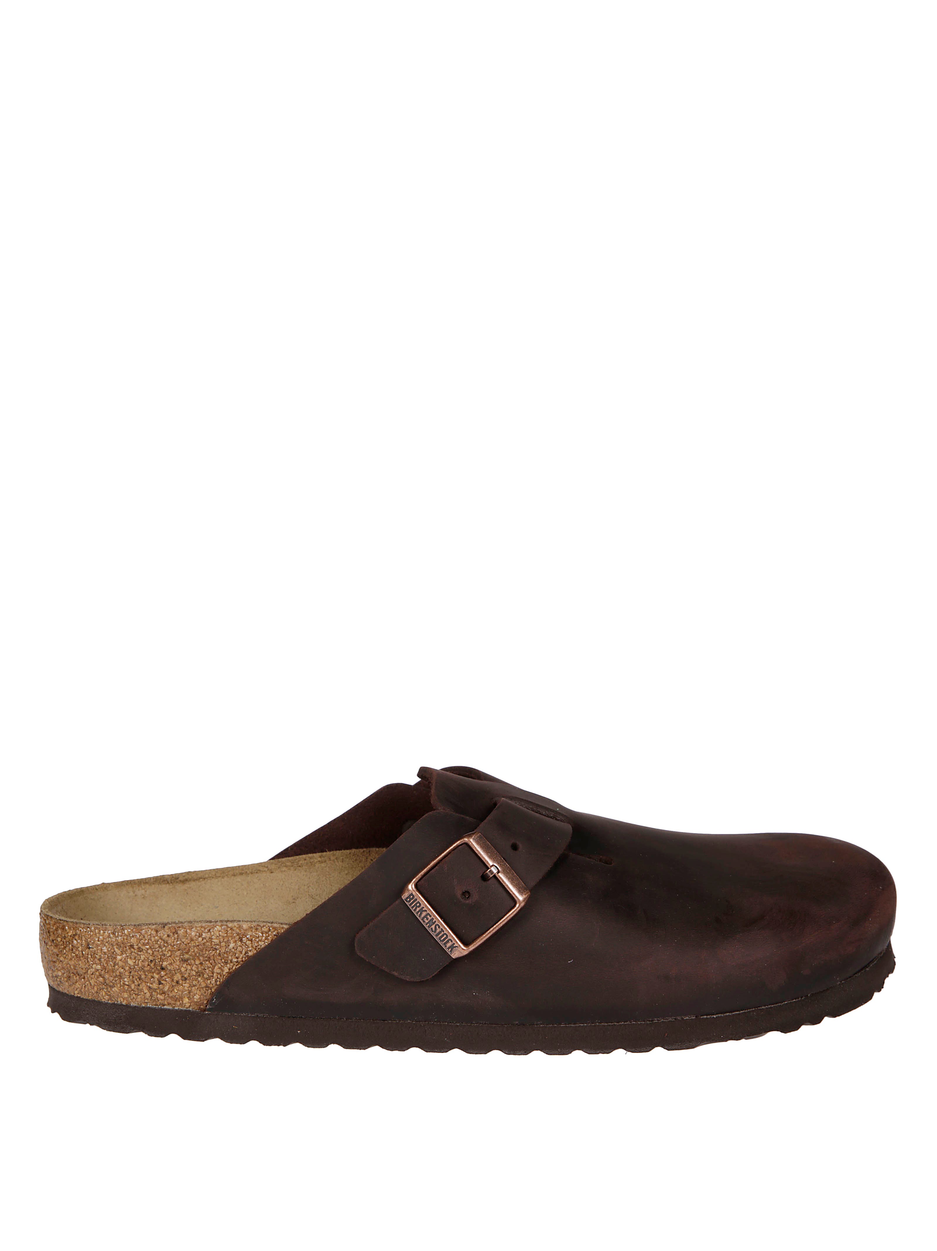 Birkenstock Boston Oiled Sabot In Habana Leather