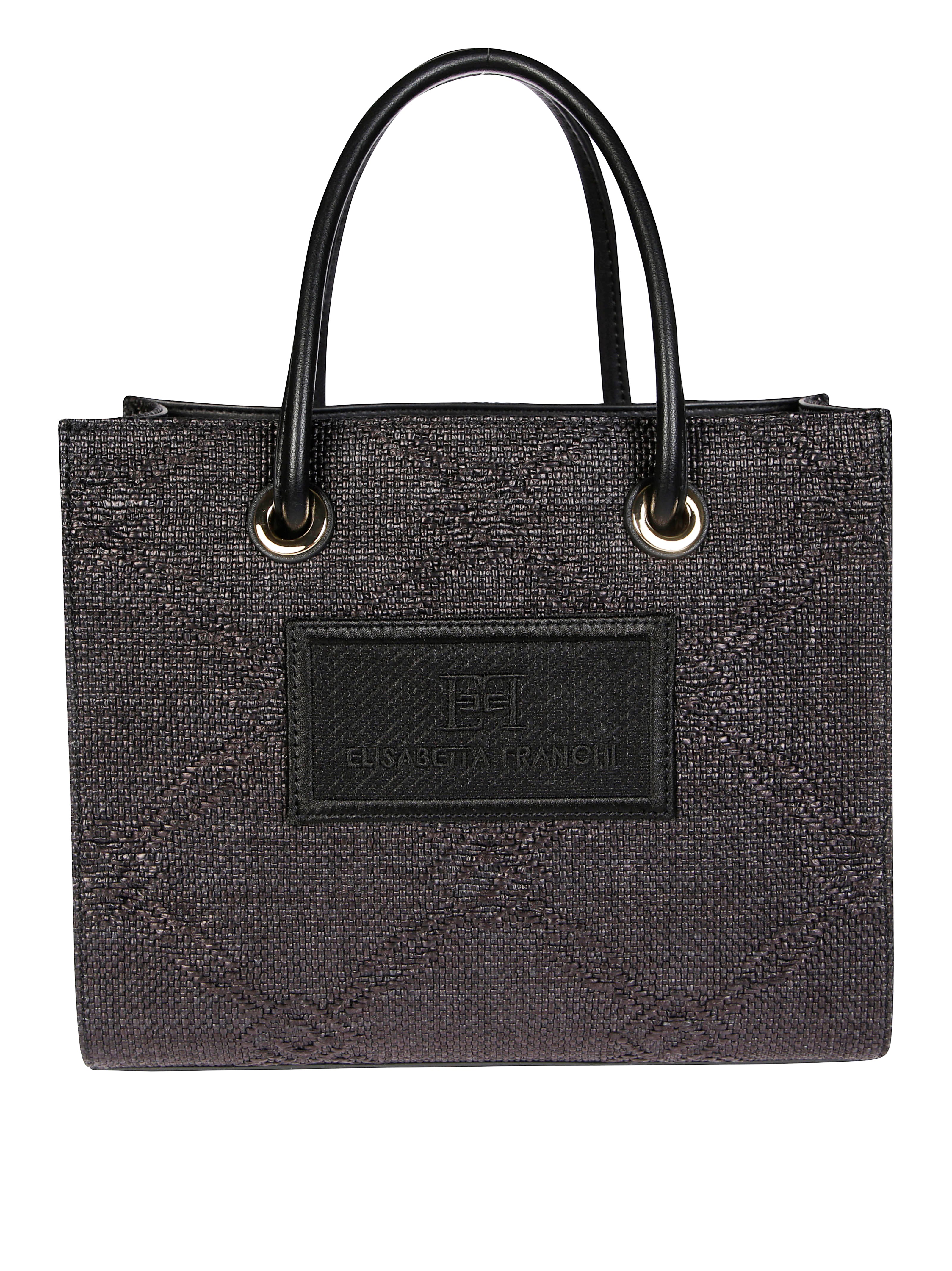 Elisabetta Franchi Borsa Raffia