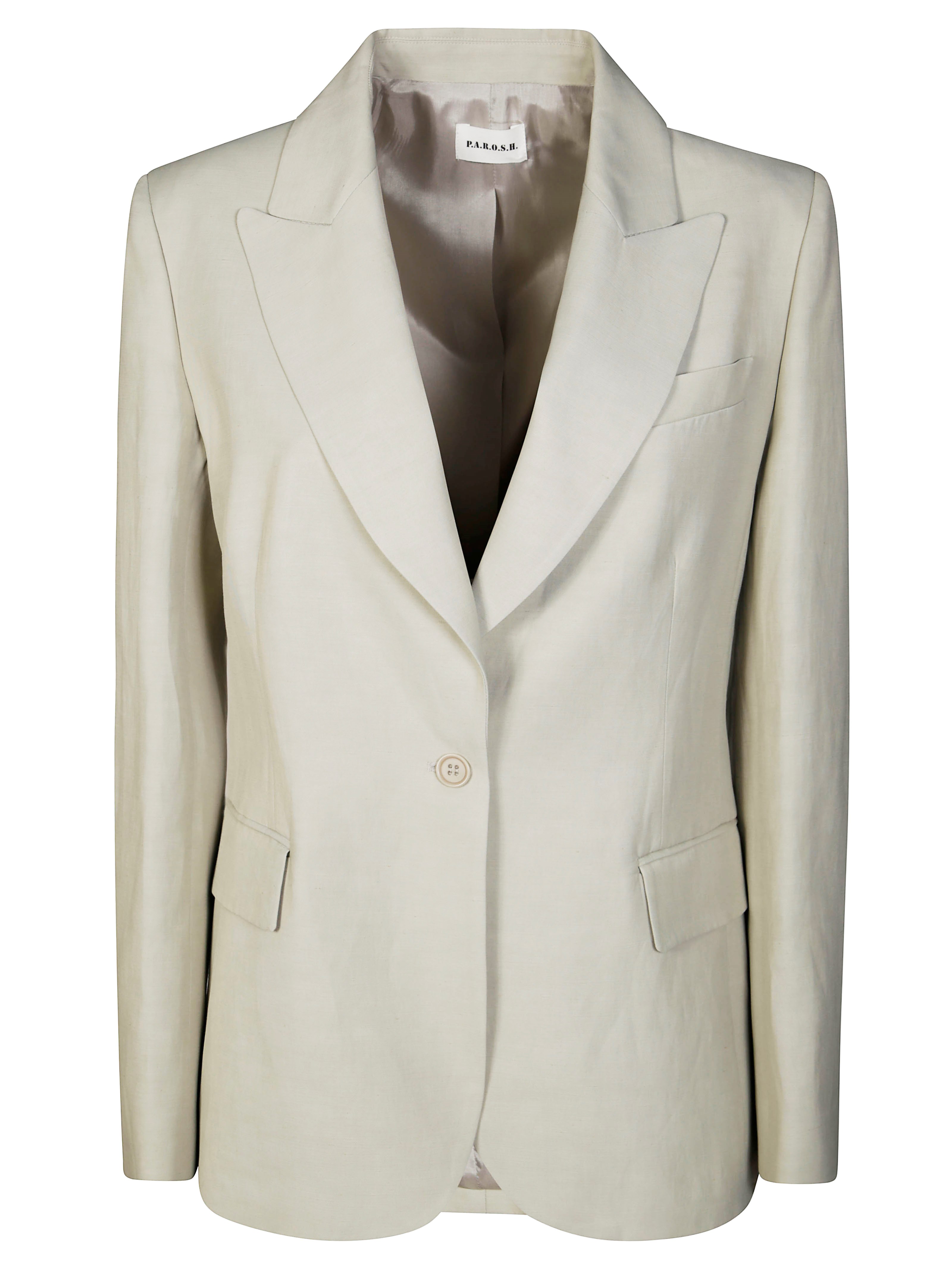 P.a.r.o.s.h Parosh Giacca Monopetto In Gray