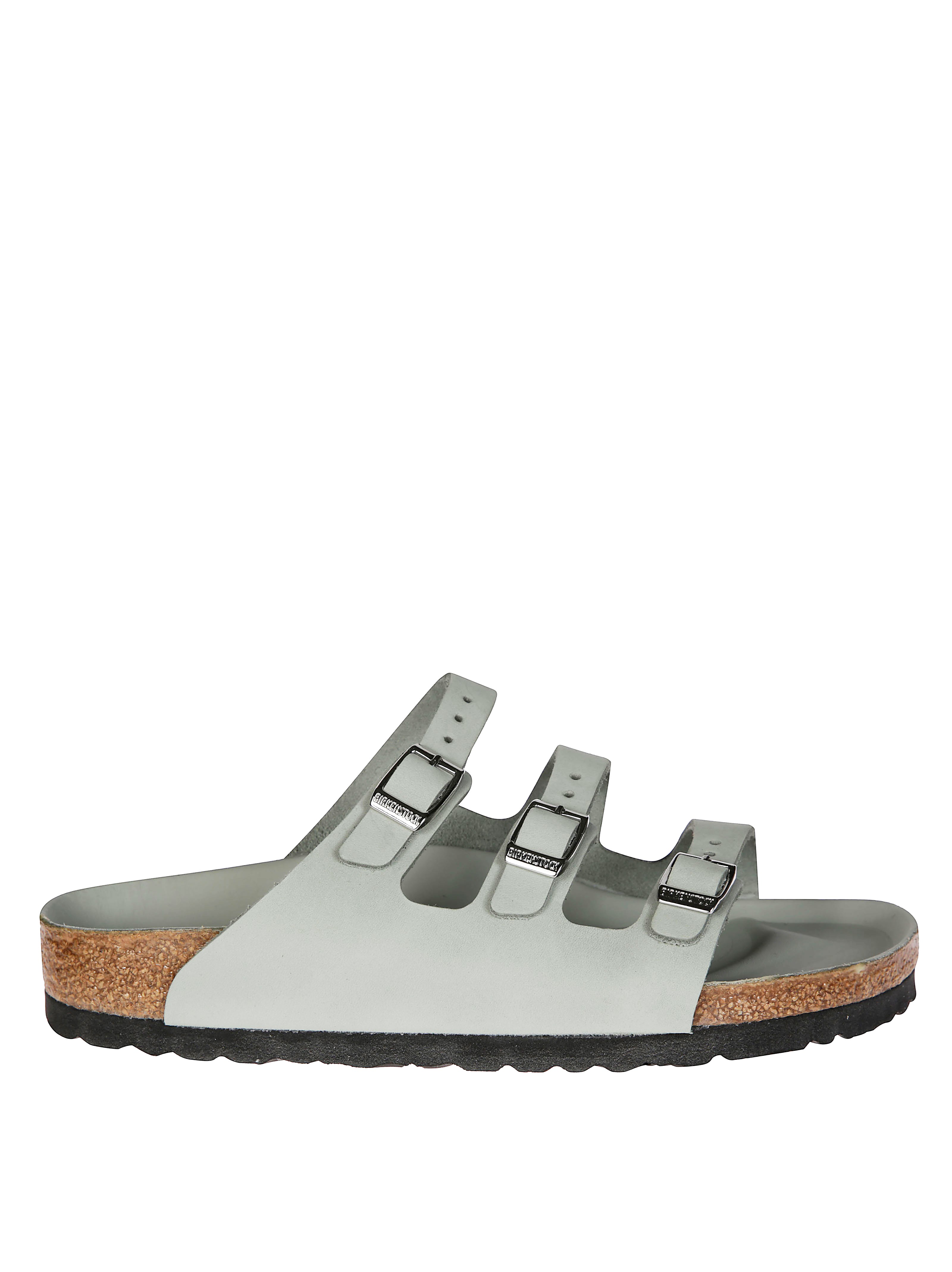 Birkenstock Florida Flex Platform Slide Sandal In Gray