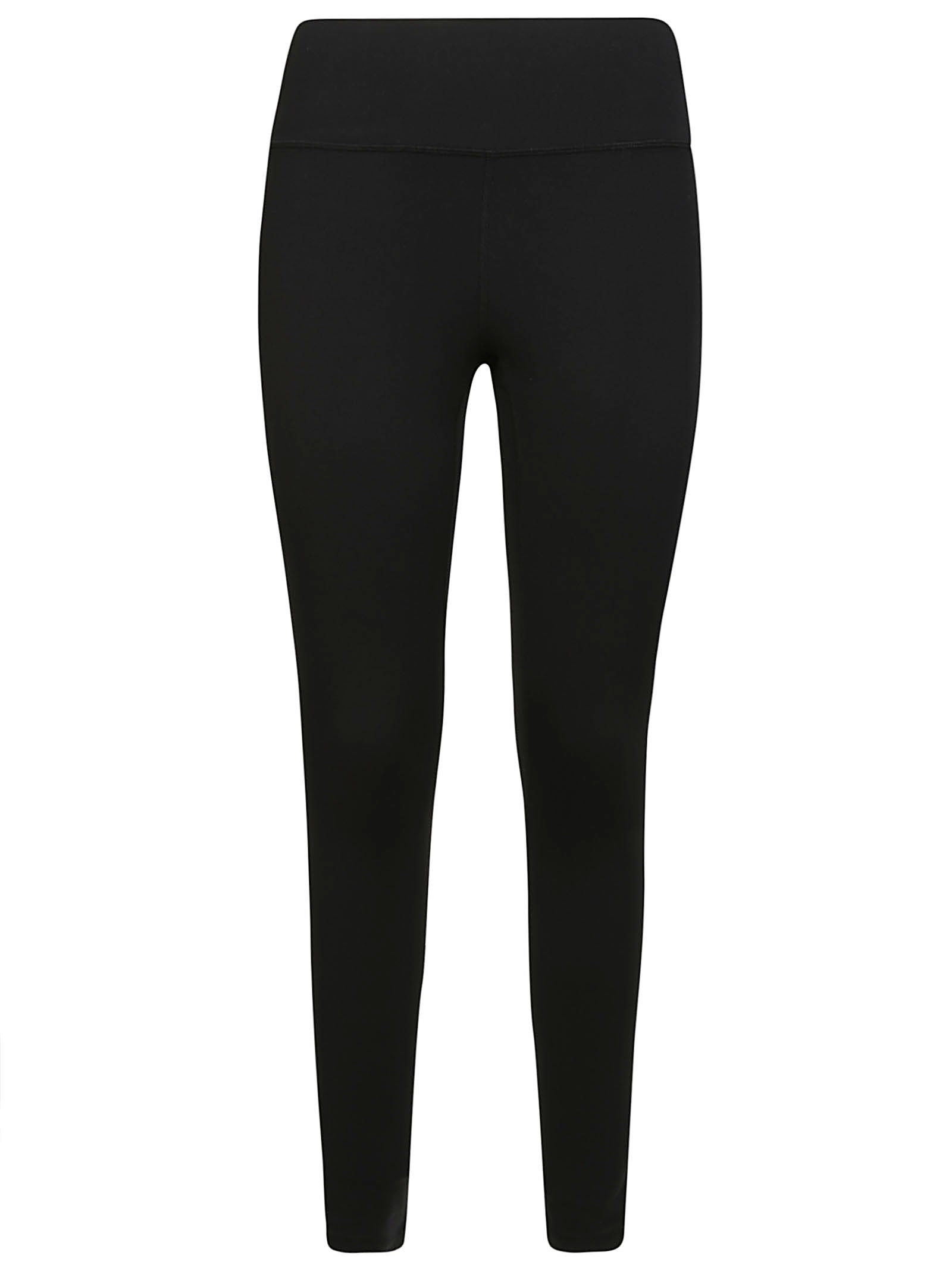 Shop Sporty And Rich Sporty&rich Leggings High Wasted In Nero