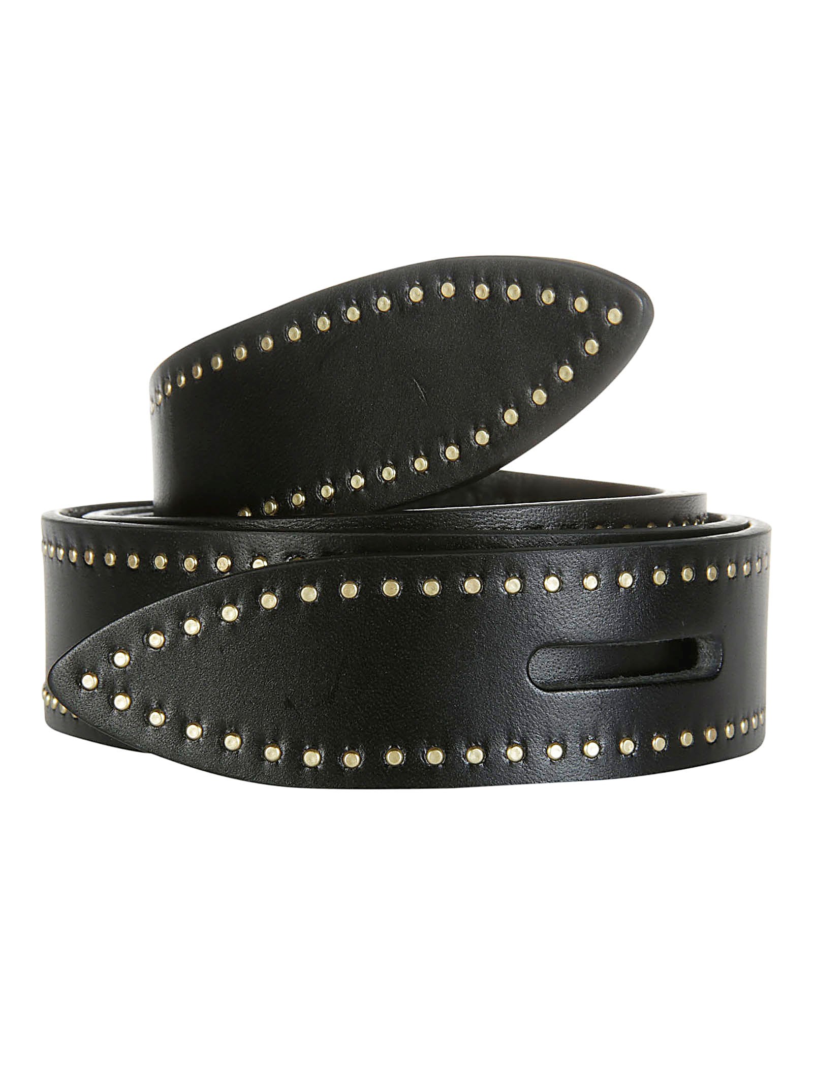 Shop Isabel Marant Étoile Etoile Isabel Marant Lecce Cintura Nodo Strass In Nero