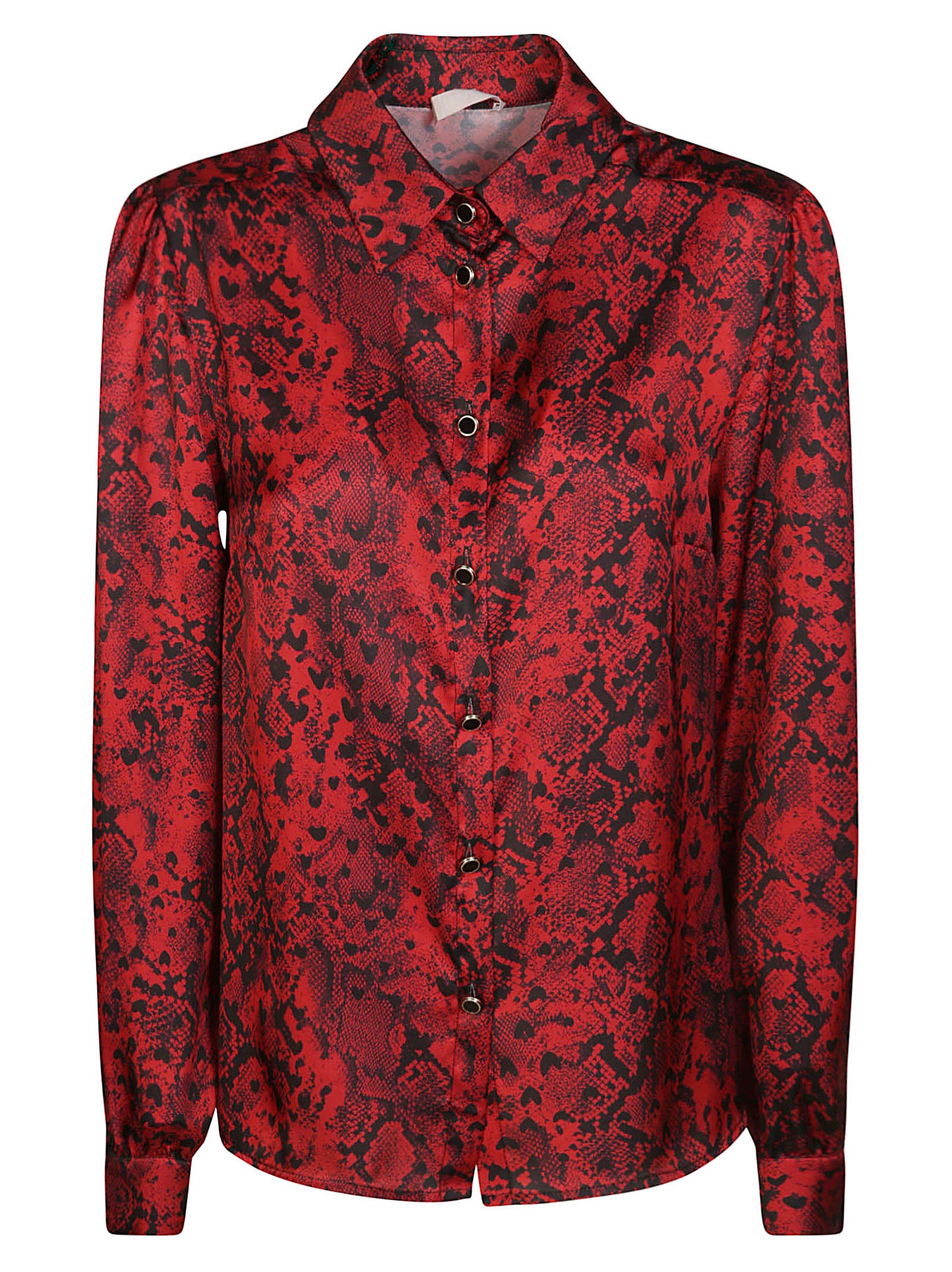 Shop Liujo Camicia St Pitone In Red