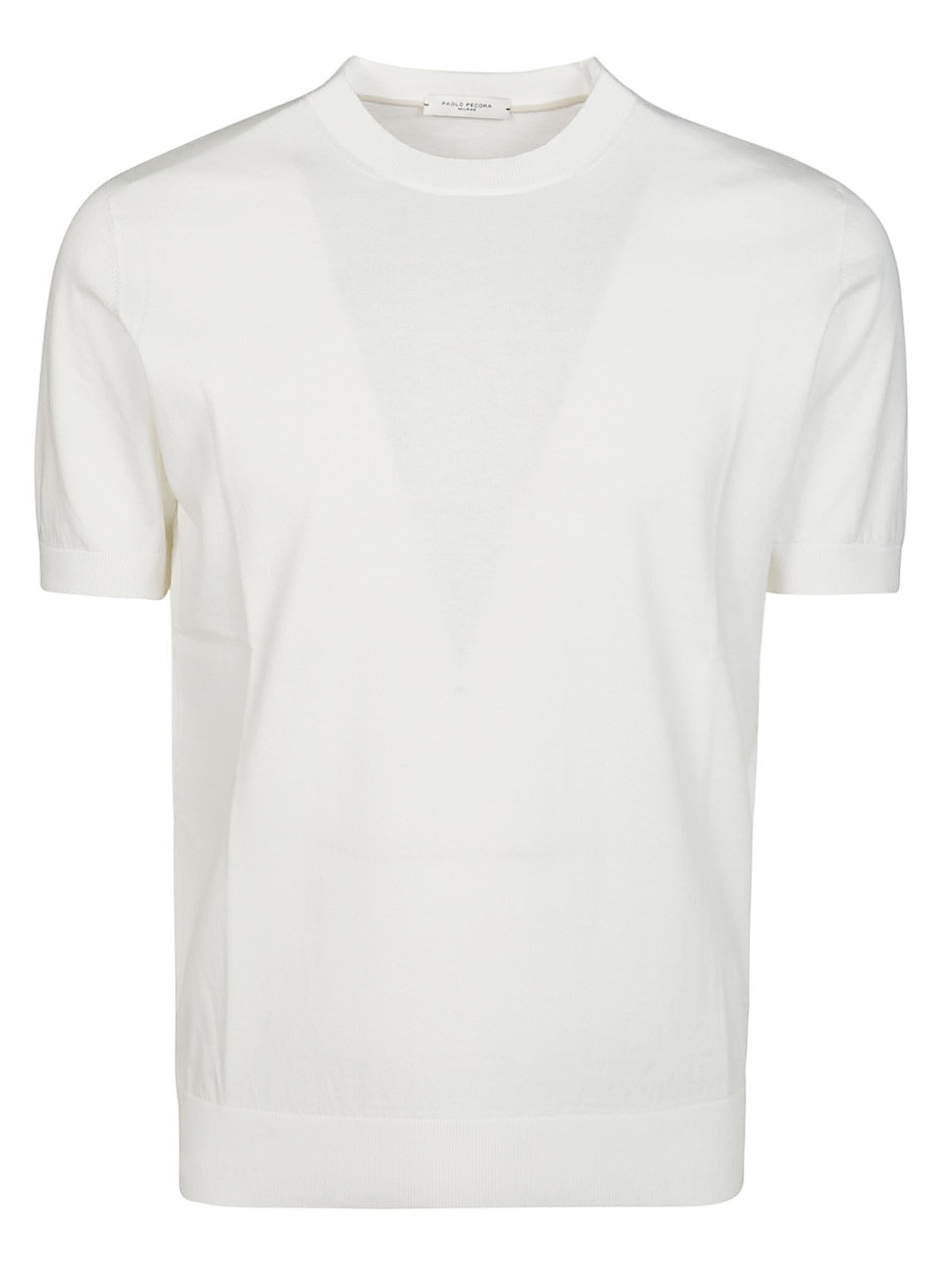 Paolo Pecora Tshirt Jersey In White
