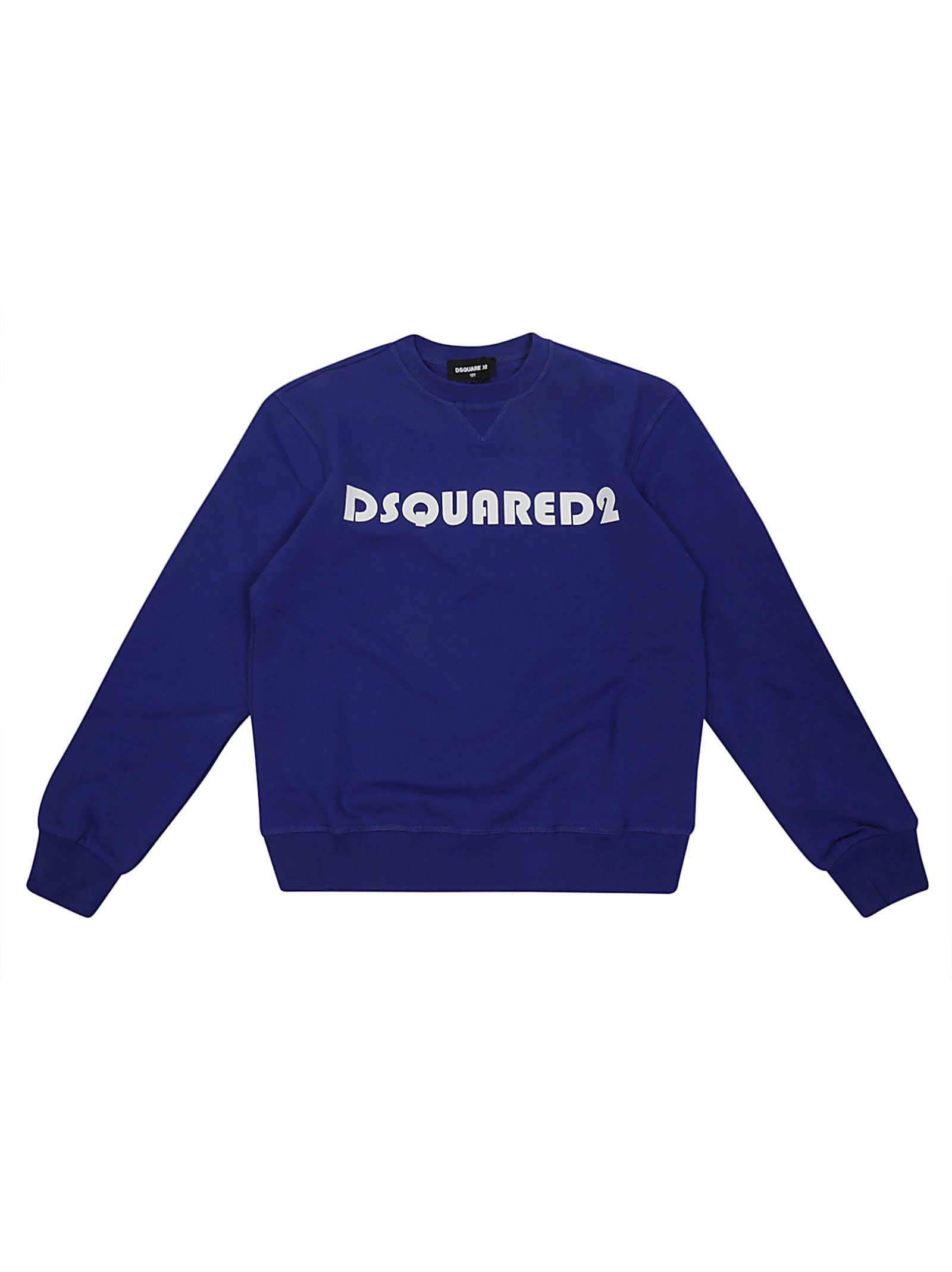 Shop Dsquared2 Felpa Gc Logo In Blue