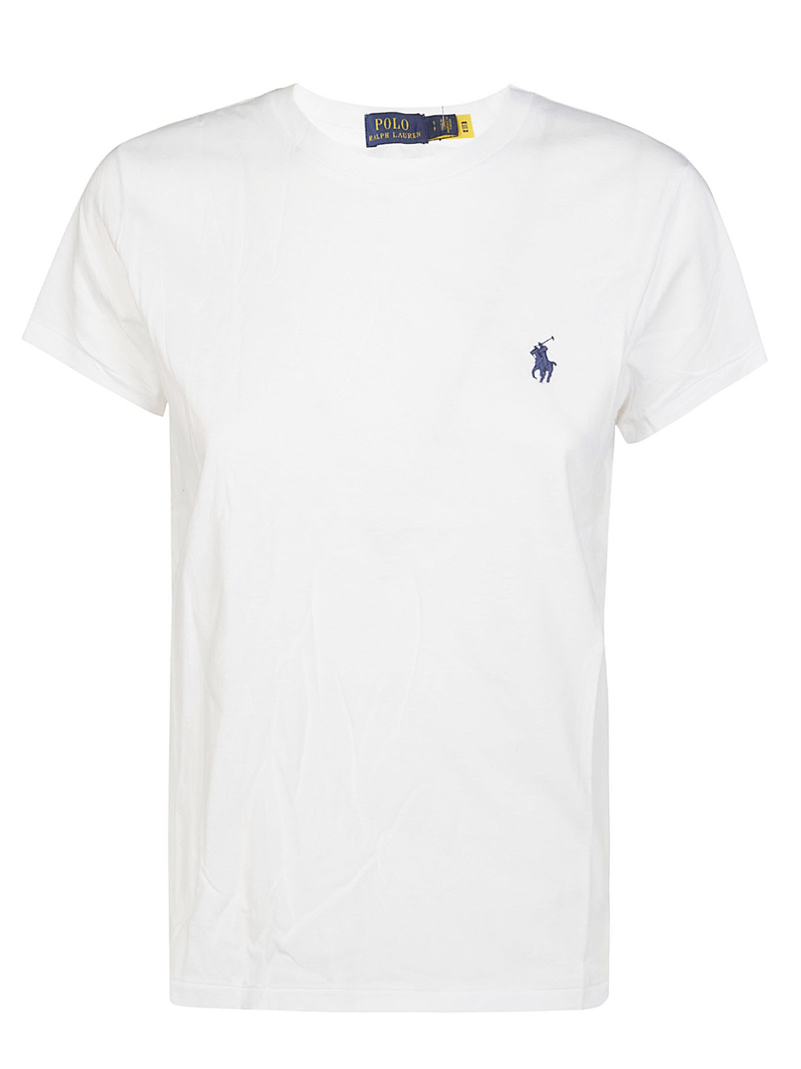 Polo Ralph Lauren Polo Pony Slim Cotton T-shirt In White