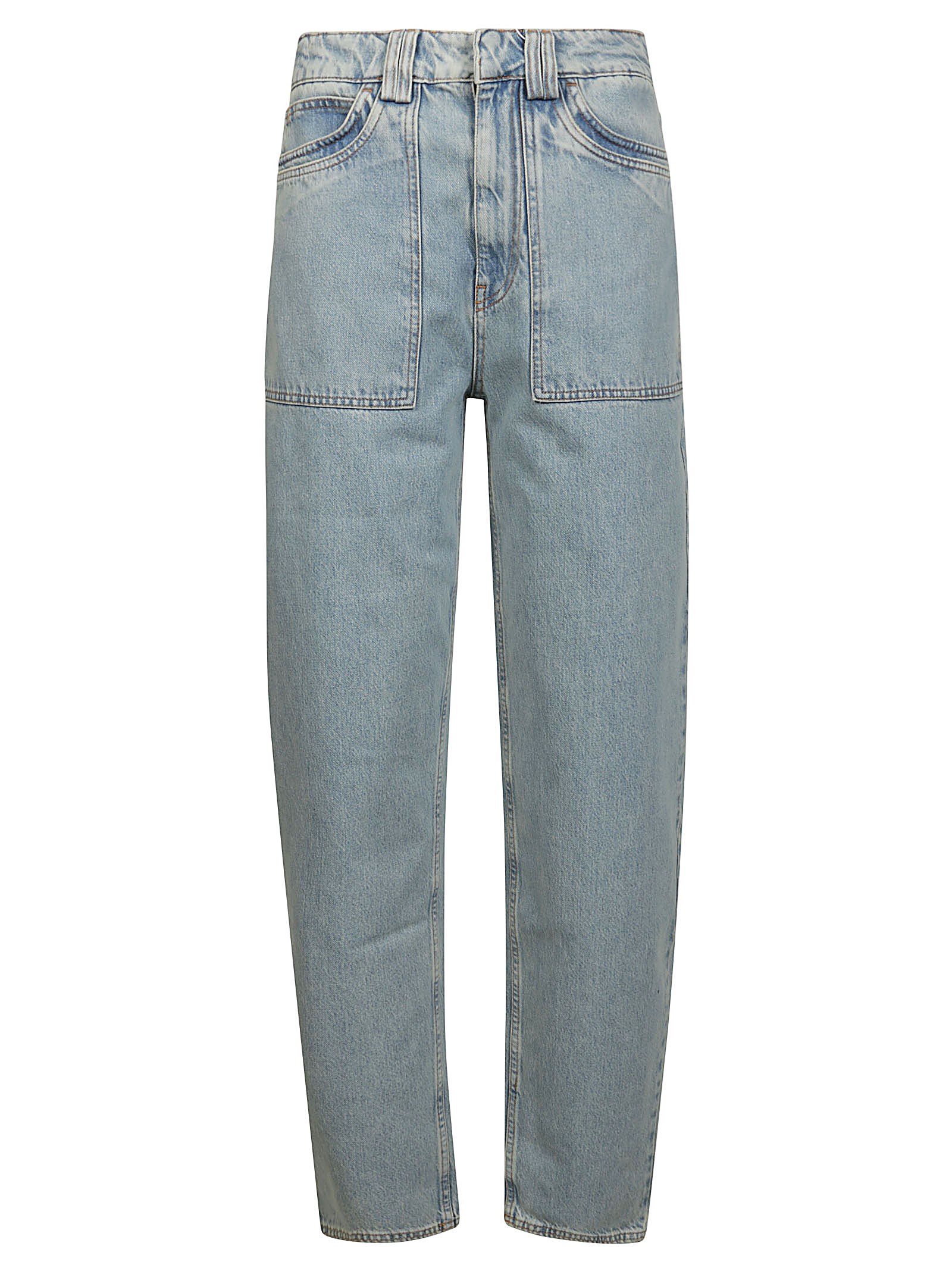 Rev The Suri Jeans Over Tasca Fatigue In Light Blue