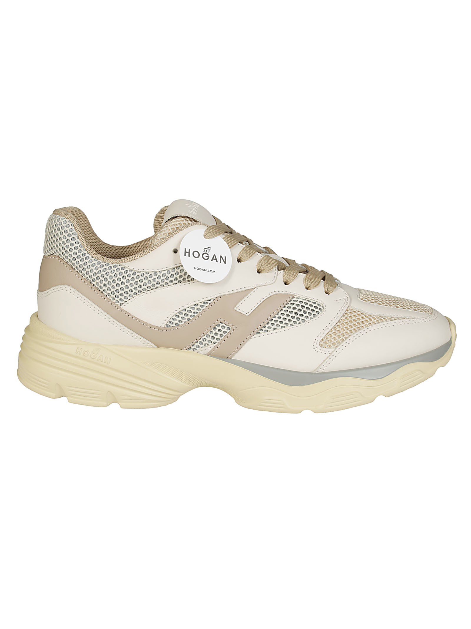 Shop Hogan Running Rete Pell In Beige