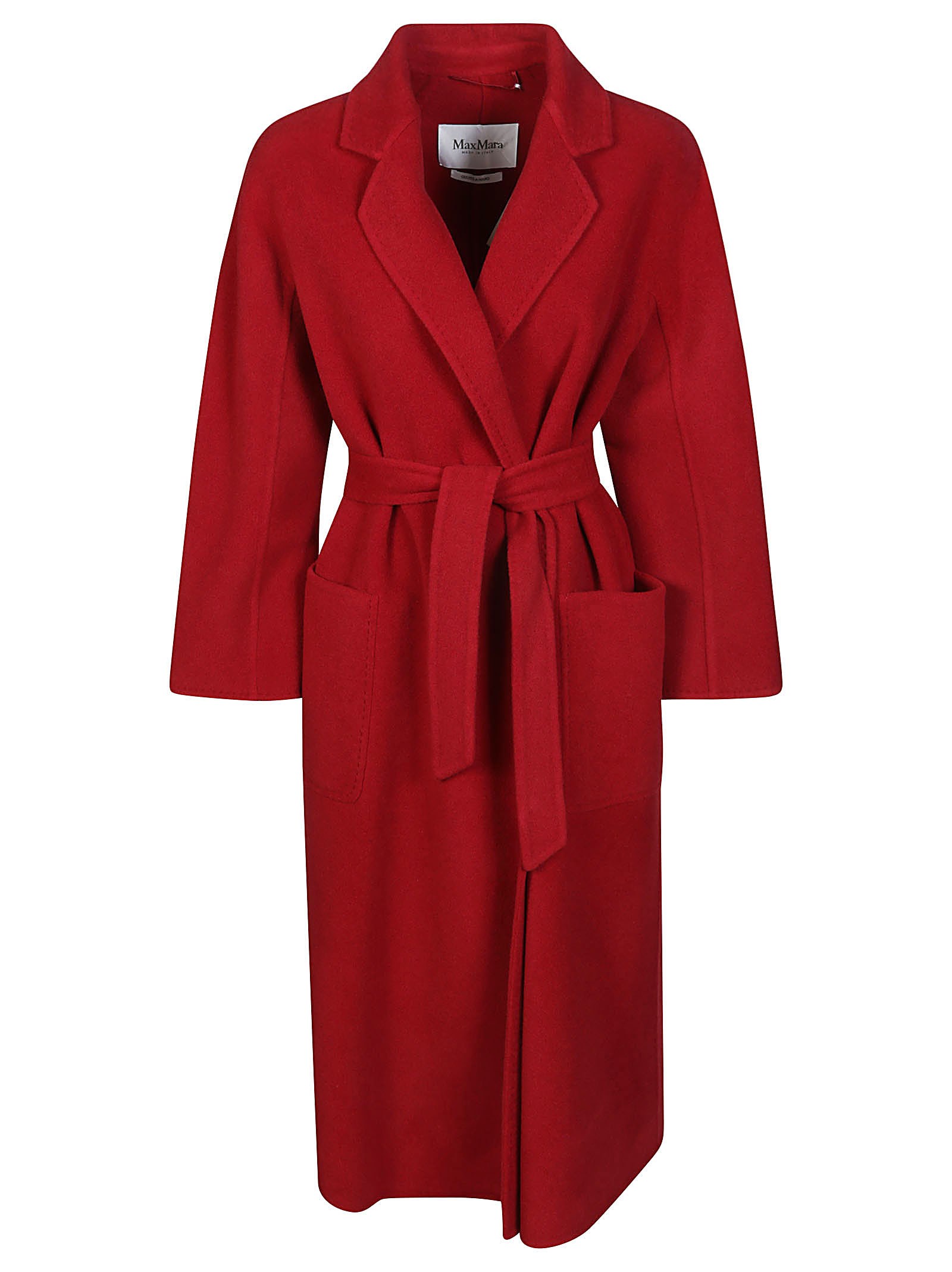 Shop Max Mara Ludmilla1 Cappotto In Red