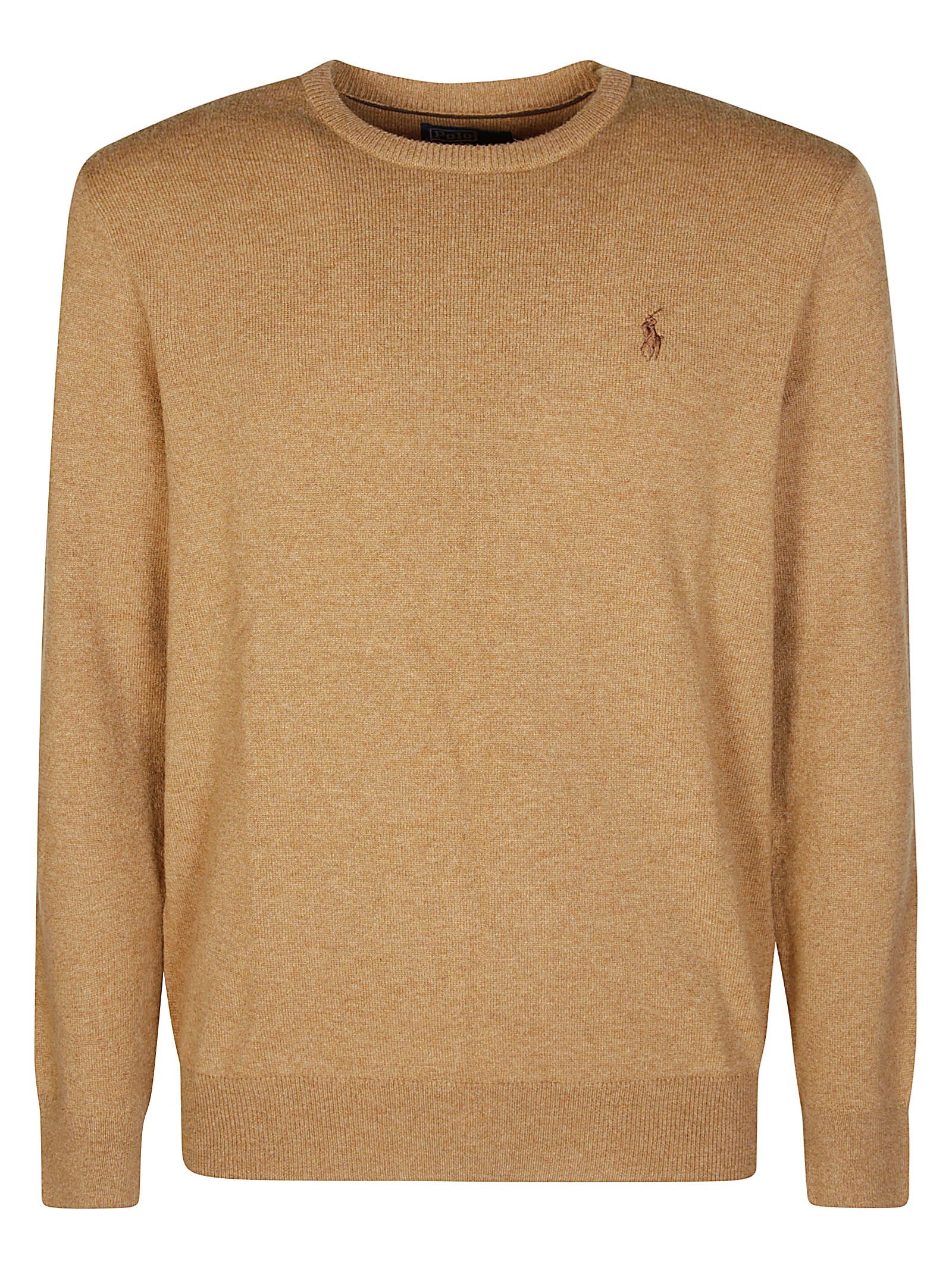 Shop Polo Ralph Lauren Gc Merinos Luxory  Base In Beige